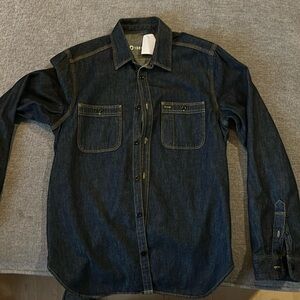 Retro gap blue Jean shirt